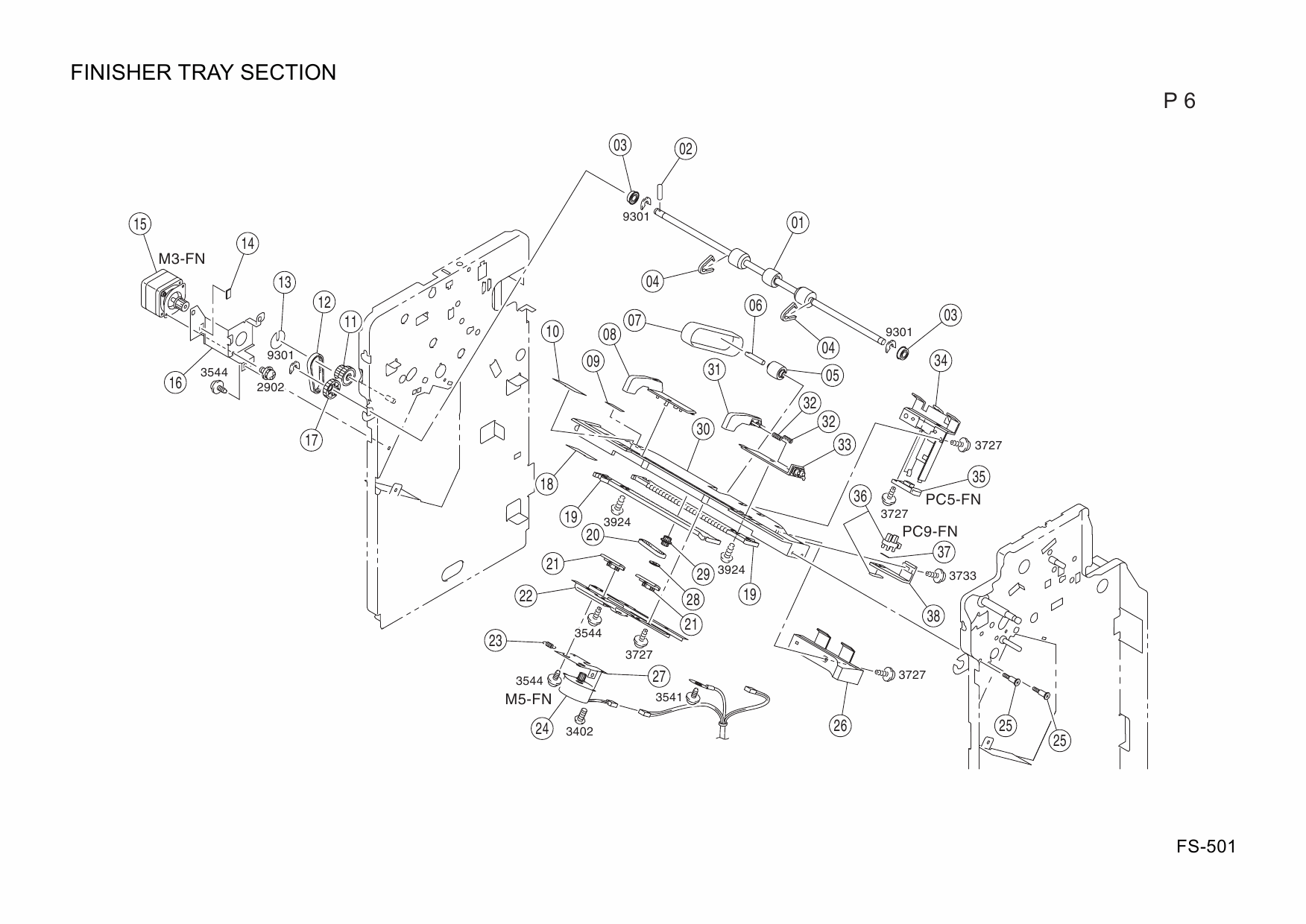 Konica-Minolta Options FS-501 Parts Manual-6